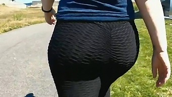 Sexy Mom With Big Booty Shows Off Her Curves In Public