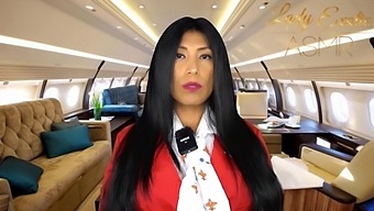 Experience Asmr With A Busty Flight Attendant In Private