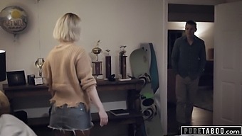 Injured Stepson Receives Assistance From His Taboo Stepmom In A Sensual Encounter