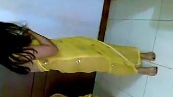 Indian Couple'S Humorous Oral Sex Session At Home