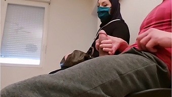 A Doctor Installs A Secret Camera In His Clinic And Captures A Muslim Woman Giving A Handjob
