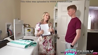 Charlotte Ryan Seduces Stepson With Her Large Natural Breasts