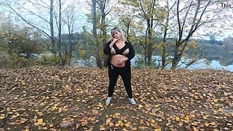 Milfs Flaunting Their Assets In Public Park