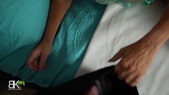 Horny Stepmom Gets Caught Using Her Vibrator On Her Stepson
