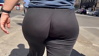 Public Humiliation Of A Curvy Woman On The City Sidewalks