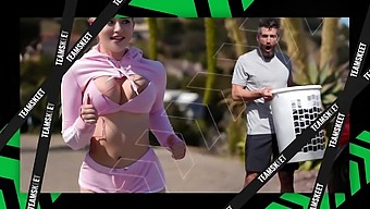 Amazing Beauty Kat Arina Gets Caught And Punished In A Shop