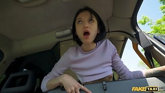 Teen Madison Quinn Gets Her Pussy Pumped In A Fake Taxi