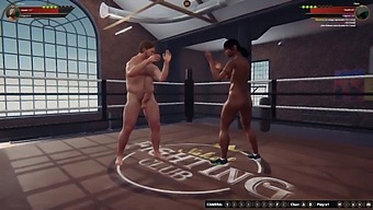 Ethan And Dela Fight Naked In 3d