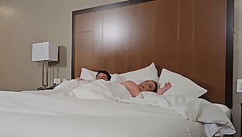 Step-Mom And Step-Son Indulge In Taboo Hotel Room Encounter