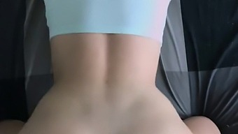 Pov Video Of A Couple Enjoying Doggy Style With A Brunette Coed
