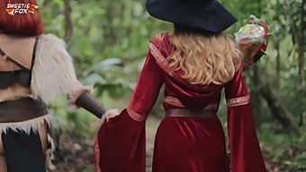 Beautiful Redhead Cosplay In A Hot D&D Role Play