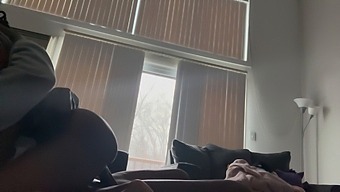 Amateur Couple Enjoys Intense Sex On The Couch