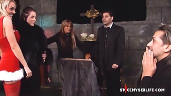 Exotic Priest And Nun Encounter With Blonde