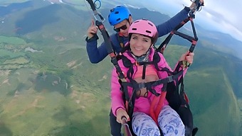 Verified Amateur Woman Ejaculates During Extreme Sky Sports Experience