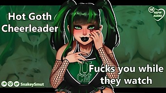 Sensual Goth Cheerleader Gives A Passionate Blowjob In This Amateur Porn Video
