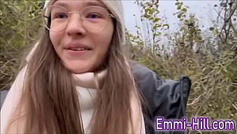 Young German Girl Catches Herself Peeing In Public At The Cinema