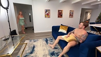 Mature And Young Beauties Indulge In A Steamy Threesome With A Well-Endowed Lover