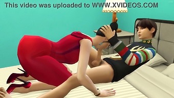 Japanese Stepmom Surprises Her Stepson With A Surprise Blowjob On Christmas