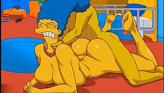 Marge, The Hot And Horny Housewife, Gets Her Ass Filled With Cum And Squirts In All Directions In This Uncensored And Crazy Video