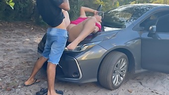 A Couple Engages In Oral Sex And Public Sex On A Platter In Brazil