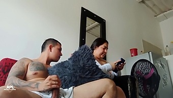 I Pleasure Myself While Observing My Stepsister'S Buttocks, And When She Stumbles Upon Me With My Manhood Halted, She Craves To Straddle It.