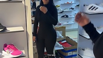 Young Woman Meets And Leaves With A Fan After Intense Encounter