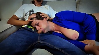 Stepson Gives Stepmom A Rough Blowjob And Facial!