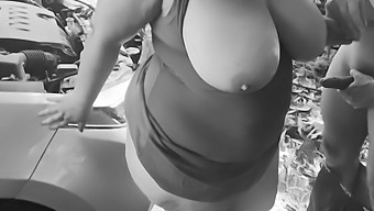 Cougar Seduces Young Man In Car For Hot Outdoor Sex