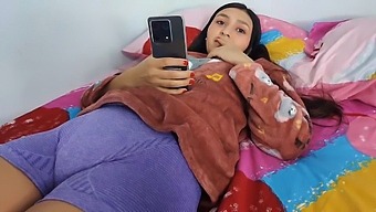Petite Brunette Teen Rosibel Seduces Stepfather In Homemade Sex Tape