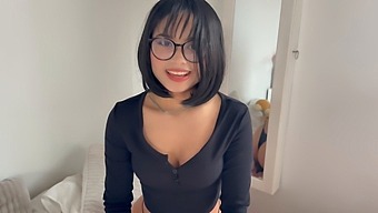 Anime Beauty Loses A Bet And Gets Cum On Her Big Ass