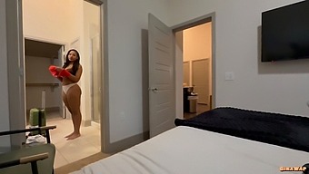 Step-Sis Is A Hairy Black Beauty With A Big Ass Who Loves Hardcore Sex.