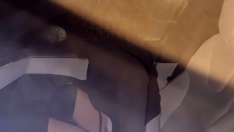 Young Wife Gets Surprised By Her Husband And Has Sex With A Stranger In The Car.